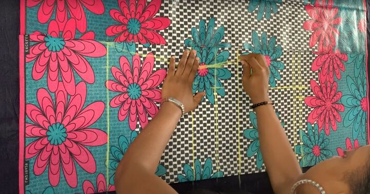 how to sew a beginner friendly diy ankara top, Connecting the hip to the bust