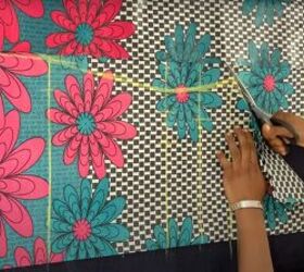 how to sew a beginner friendly diy ankara top, Cutting out the pattern
