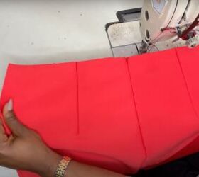 how to make a pencil skirt with a front slit, How to sew a pencil skirt