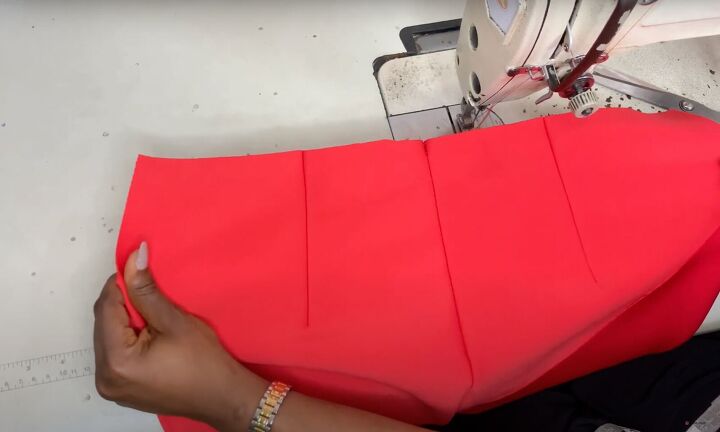 how to make a pencil skirt with a front slit, How to sew a pencil skirt