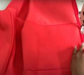 how to make a pencil skirt with a front slit, Attaching bias tape to the slit