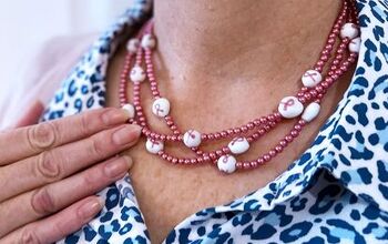 Breast Cancer Awareness Necklace - DIY