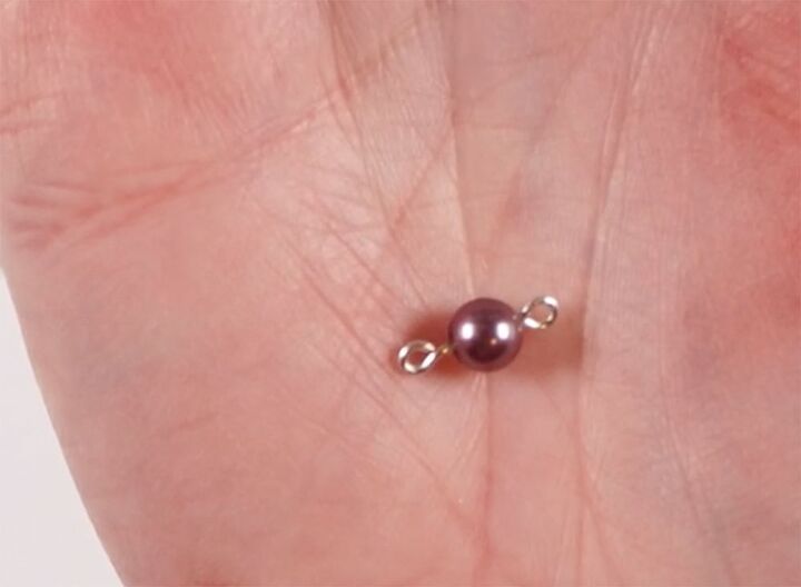 how to make pearl fan earrings