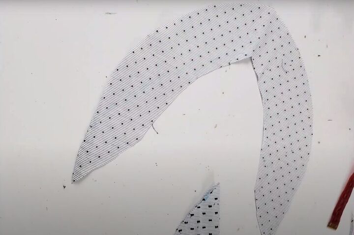 how to turn a men s shirt into a cute top in a few simple steps, Ruffle pattern piece