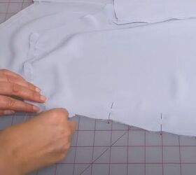 how to sew a diy open back strappy dress for summer, Sewing the summer dress