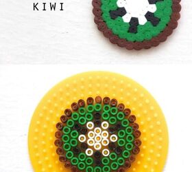fun fruit keychains try this hama bead idea