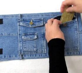 how to make a purse out of jeans you can wear 3 ways, How to make a denim purse from old jeans