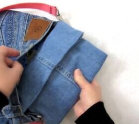 how to make a purse out of jeans you can wear 3 ways, Make a purse from jeans