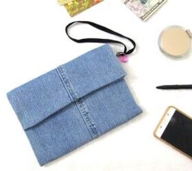 how to make a purse out of jeans you can wear 3 ways, DIY jean purse