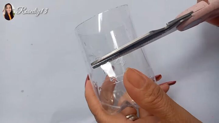 how to make diy plastic nails out of a soda bottle, Cutting the plastic bottle