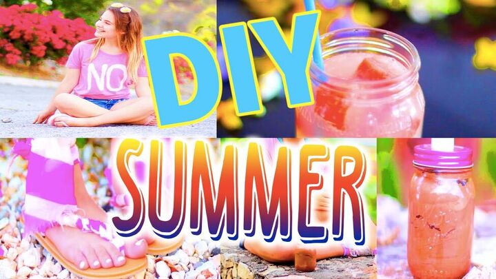 3 quick easy diy summer projects plus a refreshing drink hack, DIY summer projects