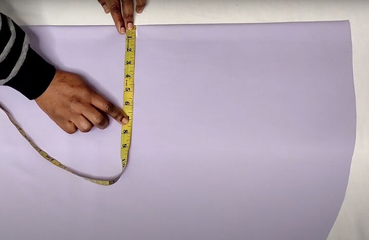 how to make a waterfall jacket for a finishing touch to any outfit, Measuring shoulder width