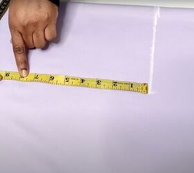 how to make a waterfall jacket for a finishing touch to any outfit, Measuring and marking armhole depth