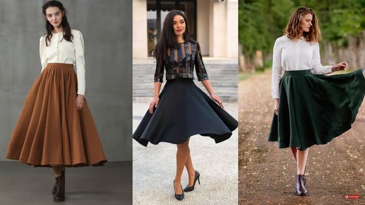 how to make a skirt out of a tablecloth in 3 simple steps, DIY circle skirt inspiration