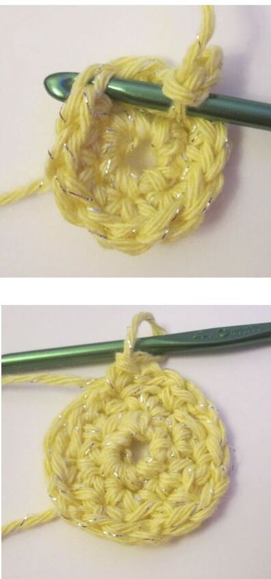 a crocheted flower tutorial
