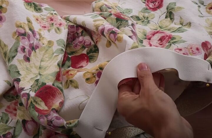 how to make a skirt out of a tablecloth in 3 simple steps, Adding an elastic waistband