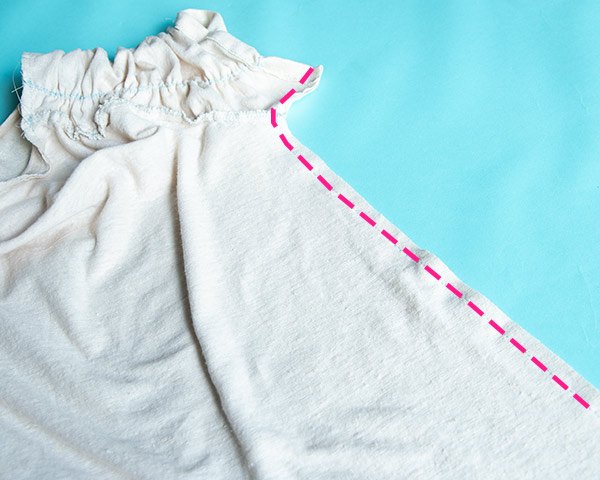 how to make ruched sleeves on a t shirt