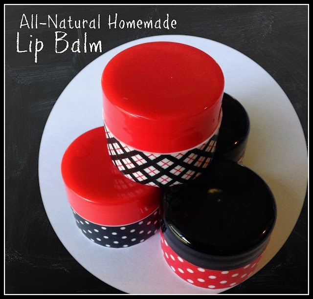 all natural homemade lip balm