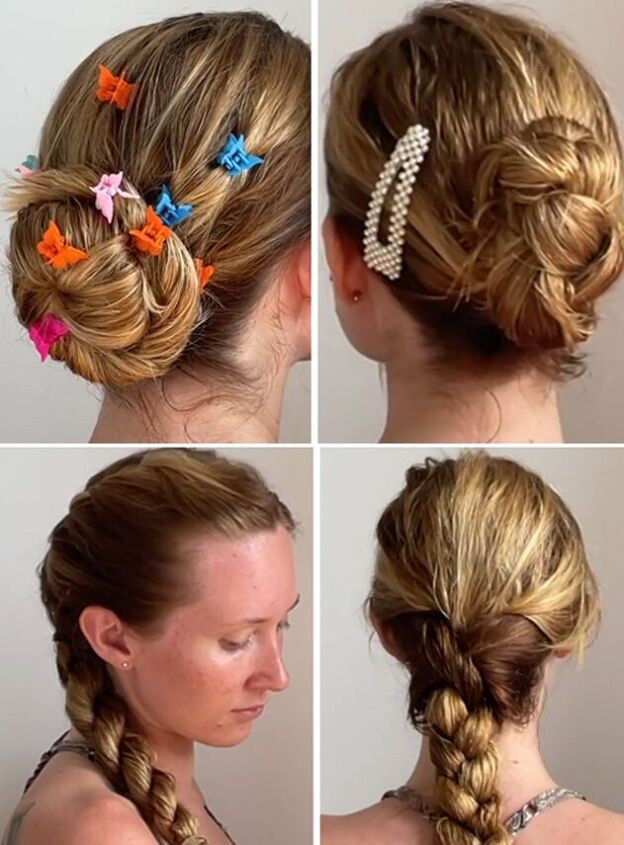 4 cute hairstyles with wet hair that are quick easy to do, Cute hairstyles with wet hair