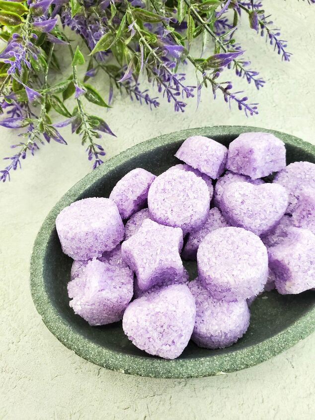 how to make lavender epsom salt bath gems