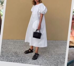 5 summer outfit formulas that are simple chic keep you cool, Pairing a flowy dress with a functional shoe