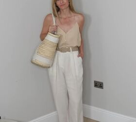 how to style linen pants classy outfit ideas for summer beyond, Light linen pants outfit