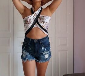 9 More Ways to Wear a Silk Scarf as a Top Upstyle