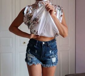 9 More Ways to Wear a Silk Scarf as a Top Upstyle