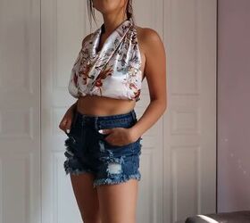 9 More Ways to Wear a Silk Scarf as a Top Upstyle