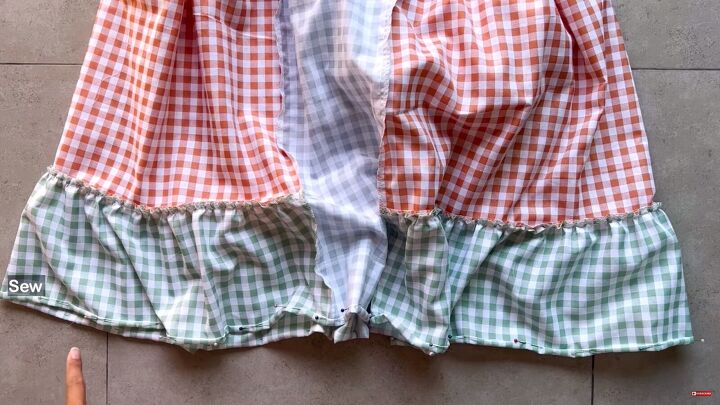 How to Make a Cute DIY Patchwork Dress Out of Gingham Scraps | Upstyle