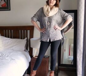 wearing my mom s clothes how to style items from your mom s closet, How to style mom s tunic