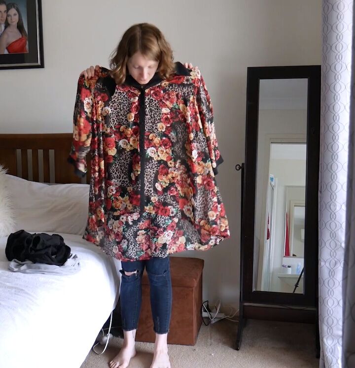 wearing my mom s clothes how to style items from your mom s closet, Mom s sheer tunic top