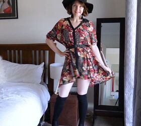 wearing my mom s clothes how to style items from your mom s closet, How to wear mom s sheer tunic top