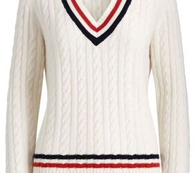 10 british style clothing staples the elements of british fashion, Cricket style cable knit sweater