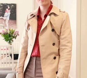 what to wear to work to achieve that 9 5 chic, Wearing a classic beige trench coat