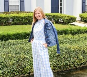 transitioning a fall jumpsuit from summer, Shop the Look Jumpsuit Denim Jacket Keds