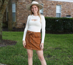 Burnt Orange Utility Skirt