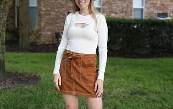 Burnt Orange Utility Skirt
