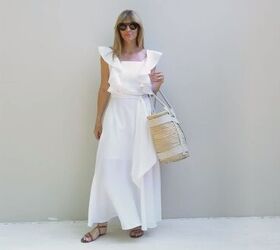 how to look chic in hot weather 9 classic summer clothing items, White linen dress