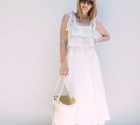 how to look chic in hot weather 9 classic summer clothing items, Wearing light colors in the summer to reflect the heat