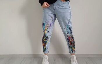5 Quick and Easy Steps to Unique Paint Splatter Jeans