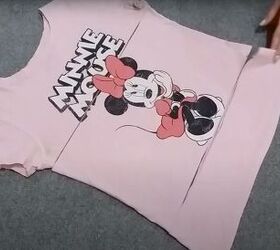 how to easily turn t shirts shirts into trendy tops, Old Minnie Mouse t shirt
