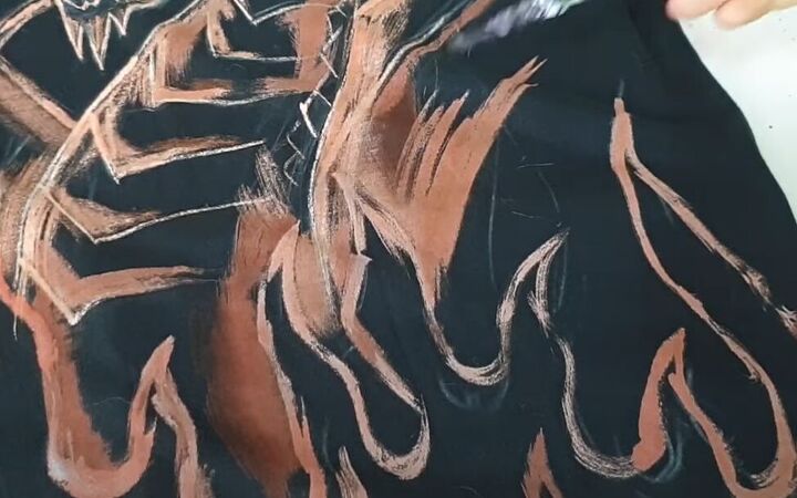 diy bleach painted shirt ideas how to paint with gel liquid bleach, How to control the color of the bleach paint