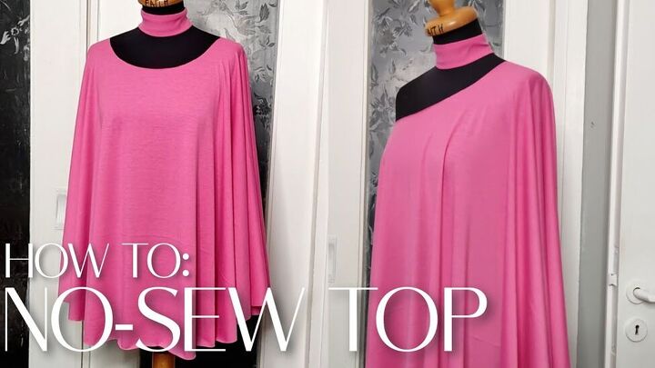 how to easily make a diy no sew multiway top you can style 4 ways, DIY no sew multiway top