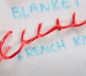 embroidery for beginners 8 easy stitches you need to know, How to do a blanket stitch