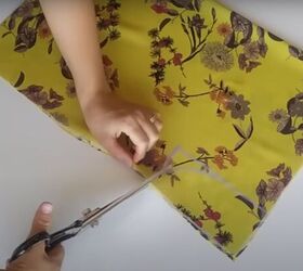 how to sew a diy bardot top with cute puff sleeves, Joining the two points on a curve