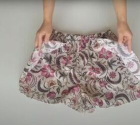 How to Make Cute DIY Shorts in a Wrap-Front, Skirt Overlay Style