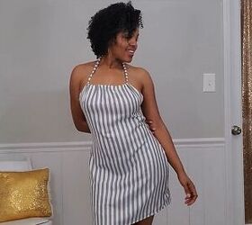 How to Make a Cute Halter Dress From Scratch