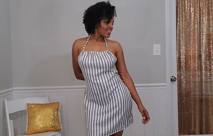 how to make a cute halter dress from scratch, How to make a halter dress