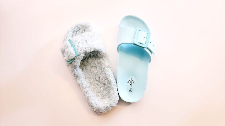 diy sherpa slides made with a blanket